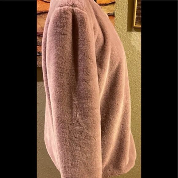 Promesa Studded Teddy Jacket, Mauve, Large - Picture 7 of 11